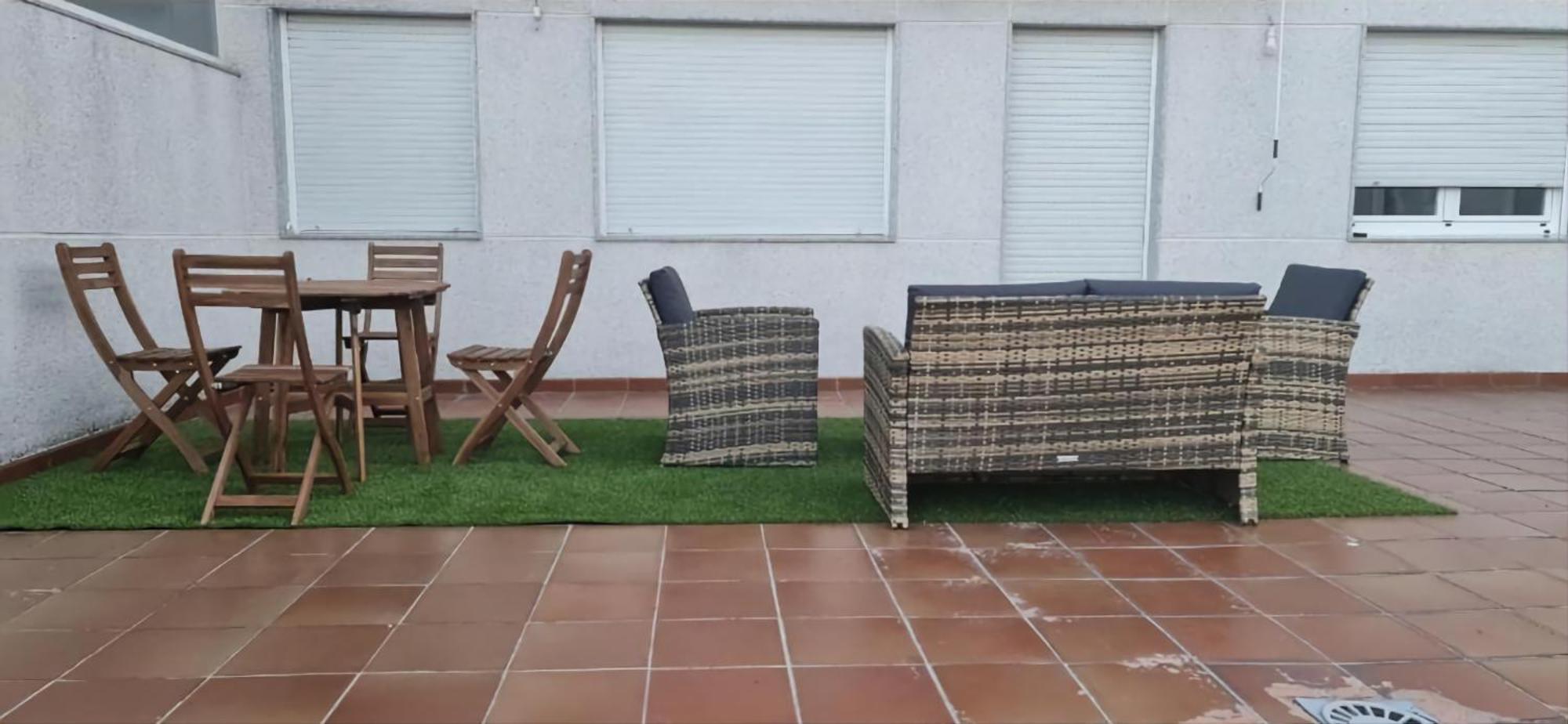 Estudio Centrico Con Terraza Xinzo de Limia Eksteriør bilde